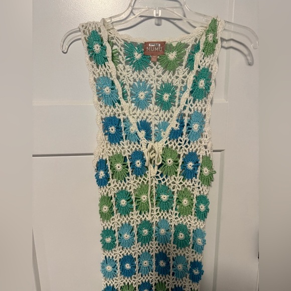 Show me your mumu Vacay crochet maxi dress coverup - Picture 6 of 9